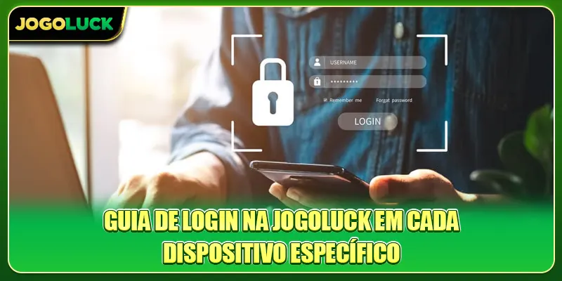 Guia de Login Jogoluck em cada dispositivo específico